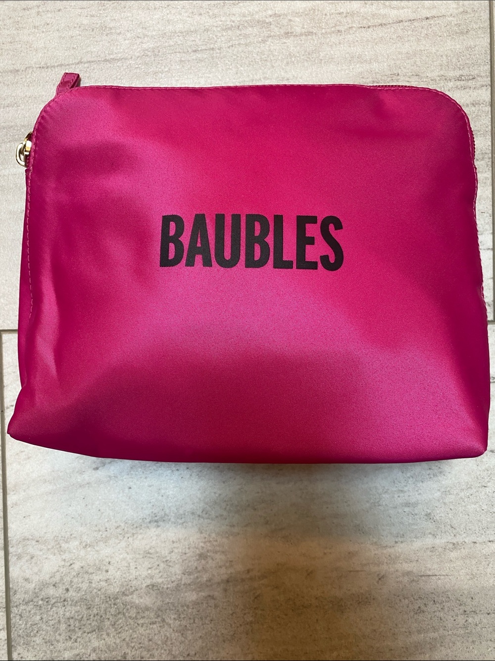 kate spade Baubles Jewelry and Cosmetic Pouch in Hot Pink